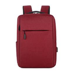 Mochila Antirrobo Cable USB laptop Unisex- Bordo