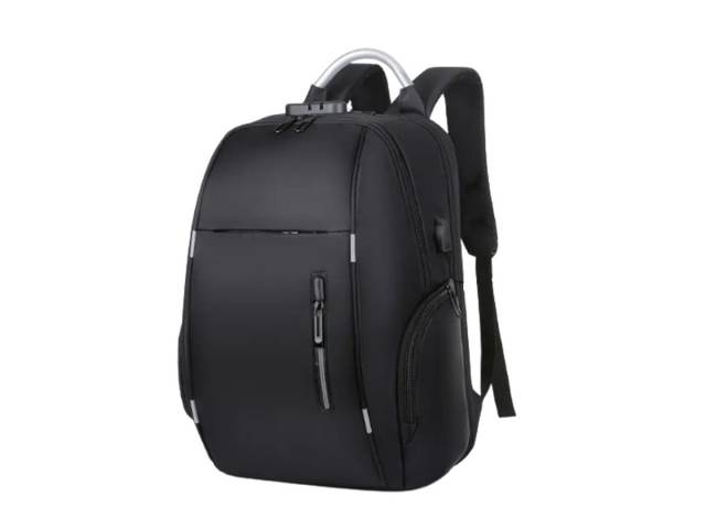 Lleva tu protección al siguiente nivel con la Mochila Antirrobo USB,  diseñada para laptops de 15.6" y  Combina seguridad con estilo unisex. 