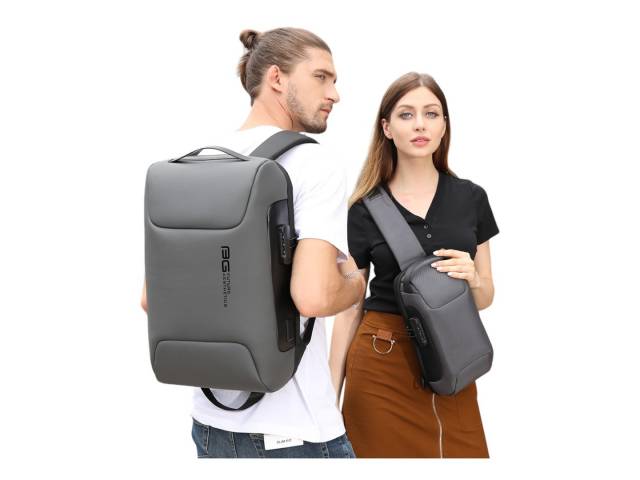 Lleva tu estilo y seguridad al siguiente nivel, capacidad para laptops de hasta 15.6", resistente al agua, sistema anti robo, y puertos USB y Micro USB integrados. Perfecta para cualquier aventura diaria. 