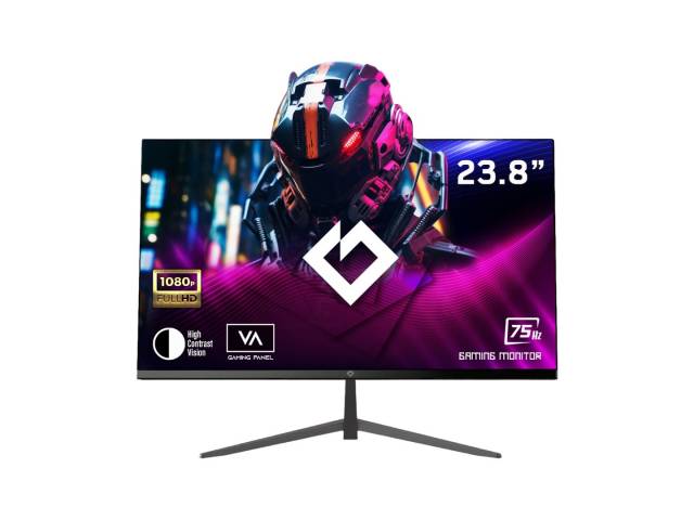 El Monitor Gaming Gravity de 23.8" te ofrece una experiencia de juego increíblemente fluida gracias a su rapidísima frecuencia de actualización de 75Hz. Disfruta de imágenes nítidas y con un gran nivel de detalle FHD Y LED 