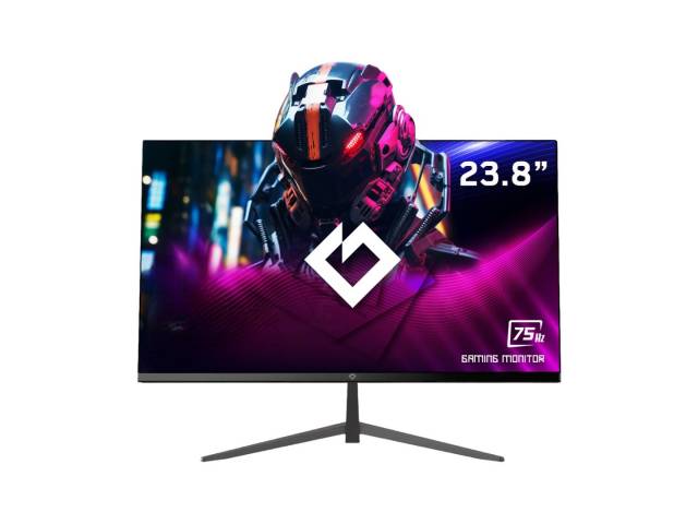 El Monitor Gaming Gravity de 23.8" te ofrece una experiencia de juego increíblemente fluida gracias a su rapidísima frecuencia de actualización de 75Hz. Disfruta de imágenes nítidas y con un gran nivel de detalle FHD Y LED 