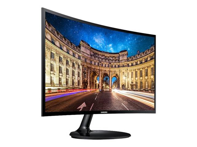 Sumérgete en la acción con el monitor gamer curvo Samsung C24F390. Pantalla de 24" Full HD (1080p) con curvatura 1800R para una experiencia de juego envolvente. Frecuencia de actualización de 60Hz para una fluidez visual óptima.