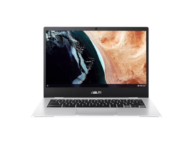 Disfruta de una experiencia visual cómoda con la pantalla antirreflectante de 14". ASUS Chromebook con procesador Intel Celeron N3350, 4GB de RAM y 64GB de almacenamiento. ¡Chrome OS rápido y seguro para tu productividad diaria!