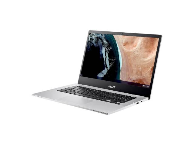 Disfruta de una experiencia visual cómoda con la pantalla antirreflectante de 14". ASUS Chromebook con procesador Intel Celeron N3350, 4GB de RAM y 64GB de almacenamiento. ¡Chrome OS rápido y seguro para tu productividad diaria!