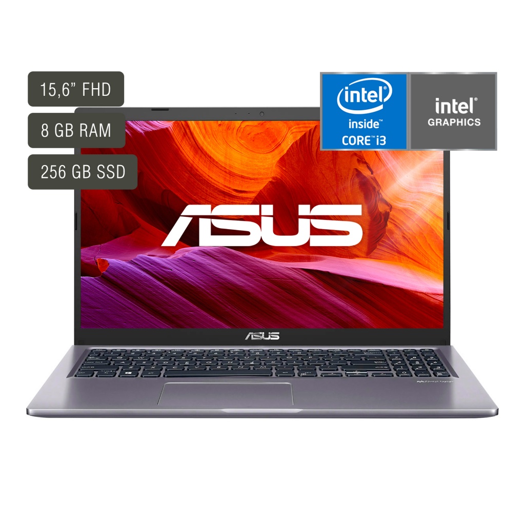 La notebook Asus Laptop 15.6'' ofrece un excelente rendimiento a un precio increíble! Con su procesador Core i3, 8GB de RAM y 256GB de almacenamiento, podrás realizar tus tareas diarias con facilidad.