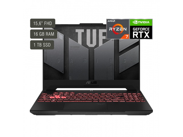 Con su procesador Ryzen 7, 16GB de RAM y tarjeta gráfica RTX 4060, podrás disfrutar de los últimos títulos con gráficos impresionantes y una experiencia de juego fluida.