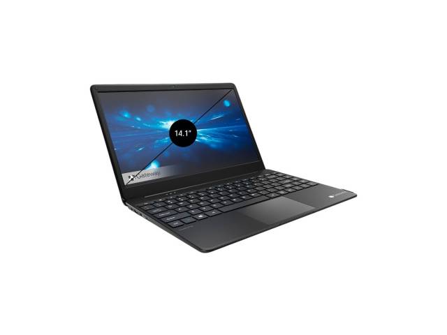 l Notebook Gateway 14.1'' es ligero y compacto, ideal para llevarlo a clase o a cualquier lugar. Con su procesador Core i3, 4GB de RAM y 128GB de almacenamiento, podrás realizar tus tareas diarias sin problemas.