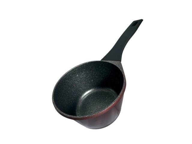 Cocina con facilidad y estilo con la Olla con Mango Antiadherente COMET 18cm - Bordo. Su superficie antiadherente facilita la limpieza y evita que los alimentos se peguen. Además, su mango antiadherente te ofrece un agarre cómodo y seguro.