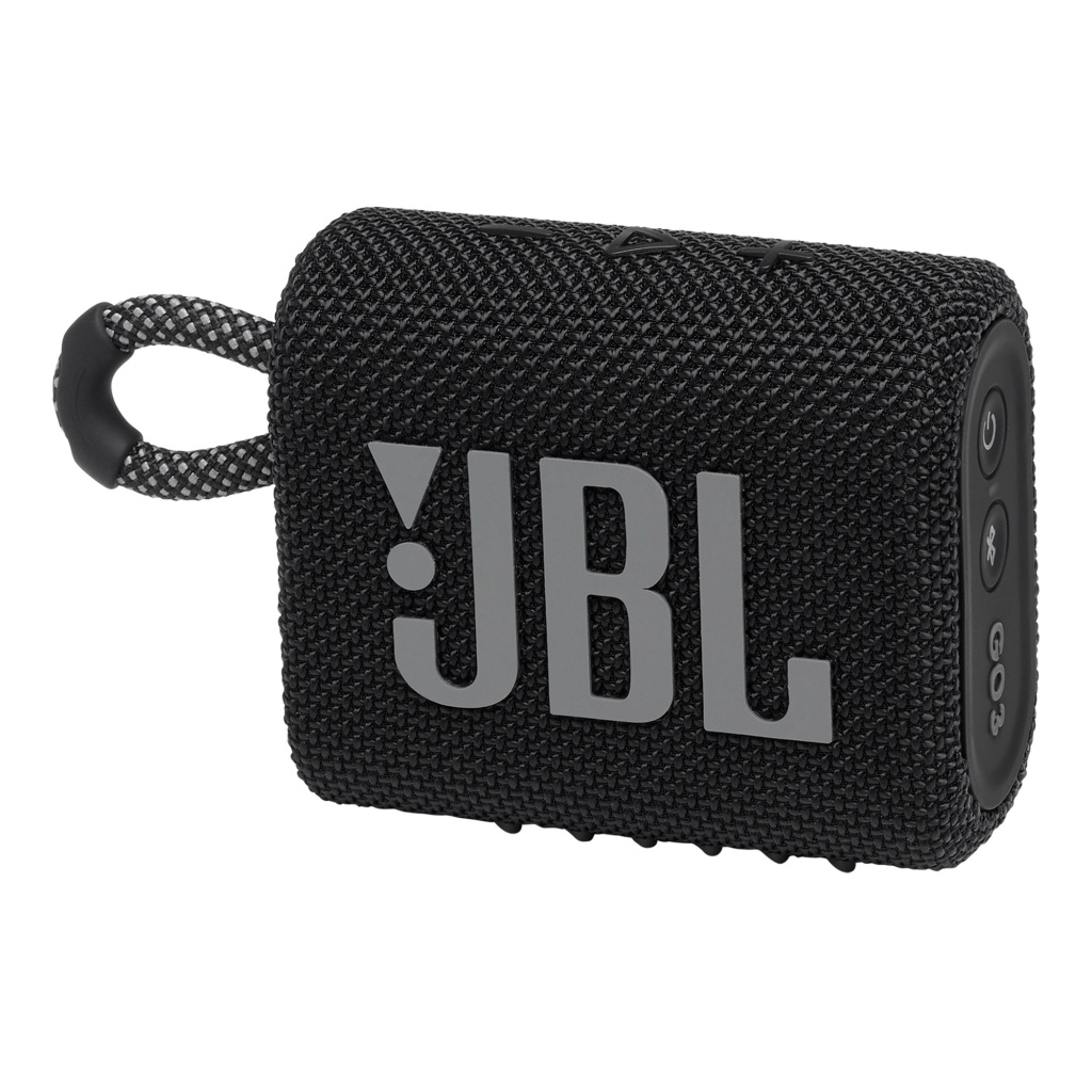 Disfruta de un sonido potente y graves profundos con el Parlante Inalámbrico Bluetooth JBL Go 3 en color Negro. Este parlante ultraportátil es resistente al agua y al polvo, y te ofrece hasta 5 horas de reproducción con una sola carga. Conéctate de forma 