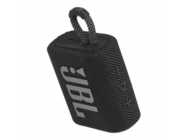 Disfruta de un sonido potente y graves profundos con el Parlante Inalámbrico Bluetooth JBL Go 3 en color Negro. Este parlante ultraportátil es resistente al agua y al polvo, y te ofrece hasta 5 horas de reproducción con una sola carga. Conéctate de forma 