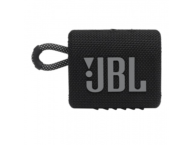 Disfruta de un sonido potente y graves profundos con el Parlante Inalámbrico Bluetooth JBL Go 3 en color Negro. Este parlante ultraportátil es resistente al agua y al polvo, y te ofrece hasta 5 horas de reproducción con una sola carga. Conéctate de forma 