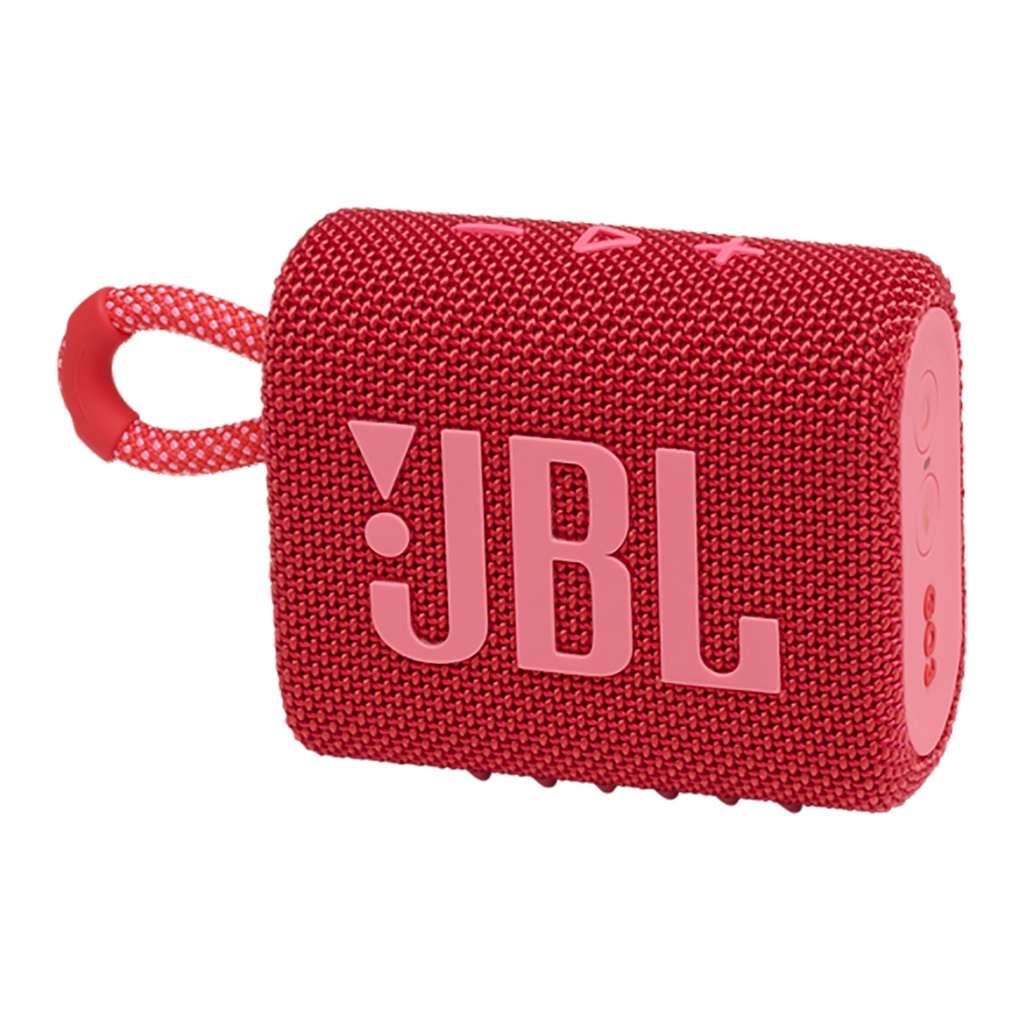 Lleva tu música a donde vayas con el JBL Go 3 Rojo. Disfruta de un sonido potente y de graves profundos en un diseño ultraportátil e impermeable (IP67). ¡Ideal para aventuras al aire libre!