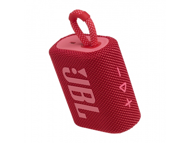 Lleva tu música a donde vayas con el JBL Go 3 Rojo. Disfruta de un sonido potente y de graves profundos en un diseño ultraportátil e impermeable (IP67). ¡Ideal para aventuras al aire libre!