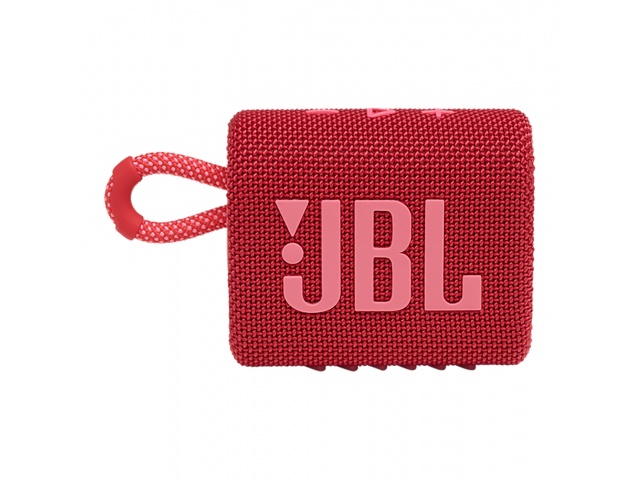 Lleva tu música a donde vayas con el JBL Go 3 Rojo. Disfruta de un sonido potente y de graves profundos en un diseño ultraportátil e impermeable (IP67). ¡Ideal para aventuras al aire libre!