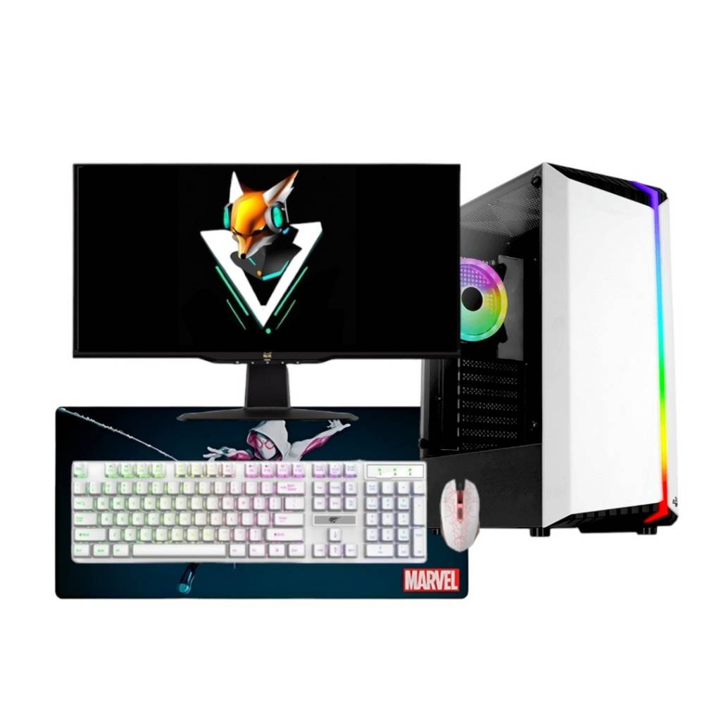 ¡Comienza tu aventura gamer con este Combo! AThLon 3000G 16GB RAM, SSD 480GB, monitor ViewSonic 22" y combo. Ideal para jugar y a un precio imbatible.