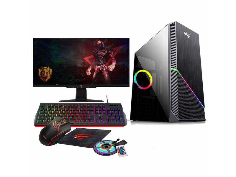 Pc Gamer Completa M 22" 75 Hz Ryzen 5 4600g 16 Gb 480gb Ssd COMBO Gd1pc16 