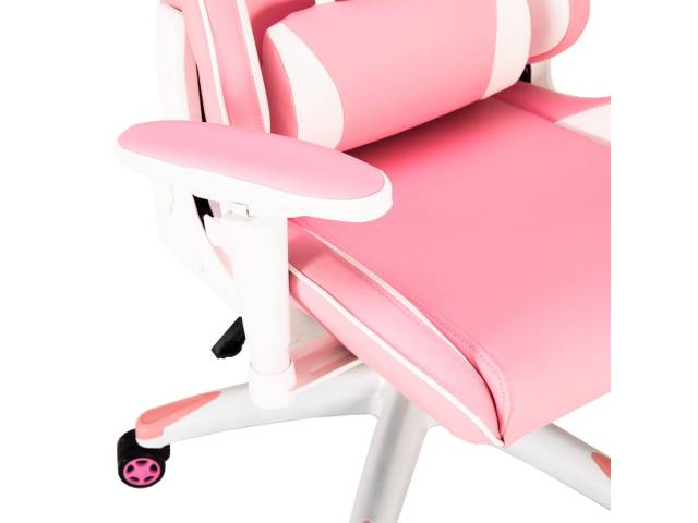 Disfruta de la  Silla Gamer Meetion CHR16 Pink Ergonómica Reclinable es una buena opción para aquellos que buscan una silla cómoda y con estilo para largas sesiones de juego o trabajo