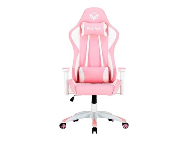 Disfruta de la  Silla Gamer Meetion CHR16 Pink Ergonómica Reclinable es una buena opción para aquellos que buscan una silla cómoda y con estilo para largas sesiones de juego o trabajo