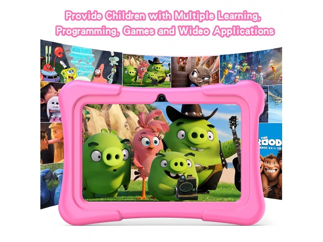 ¡Descubre la Pritom K7 Pro Kids! Esta tablet de 7'' multitáctil es perfecta para los más pequeños, con Android 11, procesador Allwinner A100, 2GB de RAM y 32GB de ROM.¡Descubre la Pritom K7 Pro Kids! Esta tablet de 7'' multitáctil es perfecta para los más