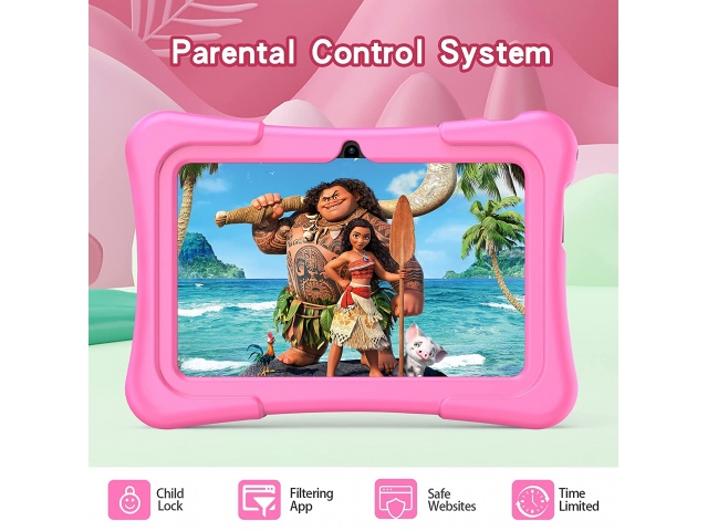 ¡Descubre la Pritom K7 Pro Kids! Esta tablet de 7'' multitáctil es perfecta para los más pequeños, con Android 11, procesador Allwinner A100, 2GB de RAM y 32GB de ROM.