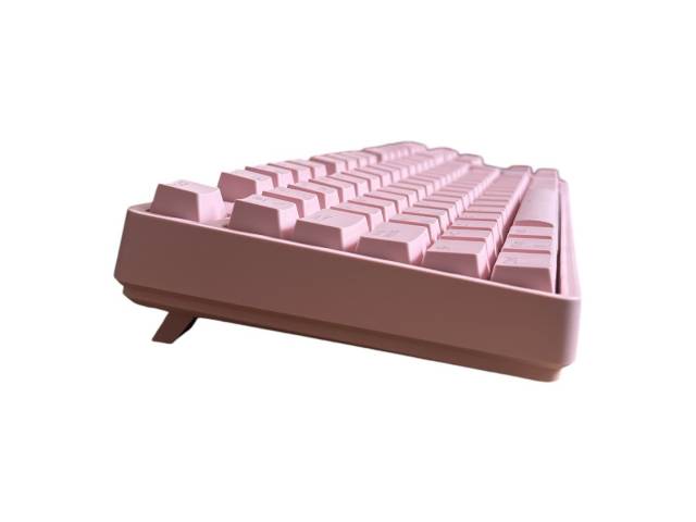 ¡Potencia rosa en un formato compacto! El teclado gamer Eagle Warrior de 88 teclas te ofrece la precisión de un teclado mecánico en un diseño compacto y portátil. Personaliza tu experiencia de juego con la iluminación RGB 