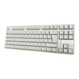 Teclado Gamer Eagle warrior Mecnico Usb 88 Rgb -blanco