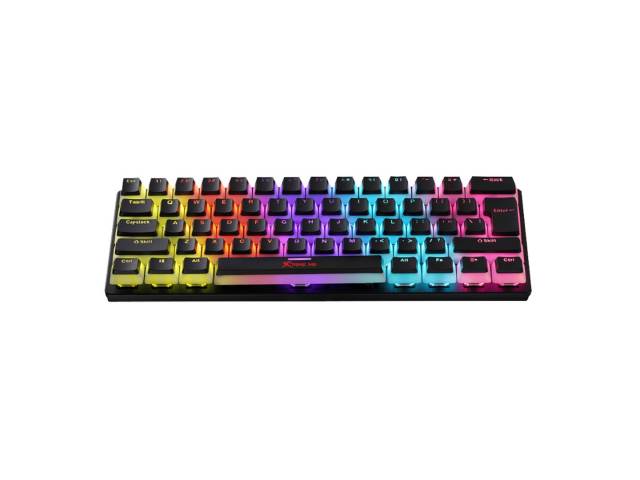 El Xtrike ME 985 pudding es un teclado mecánico de 60% con switches de alta calidad que garantizan una durabilidad y precisión excepcionales. Su diseño compacto y ligero lo hace ideal para llevarlo a cualquier parte. 