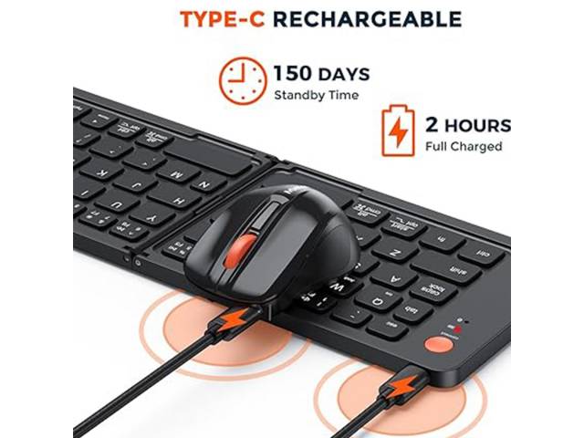 Mejora tu productividad con el Teclado Inalámbrico BT BTK001 BK MINI MEETION. Este teclado ofrece un diseño compacto y portátil, conexión Bluetooth estable, batería de larga duración y configuración plug and play.