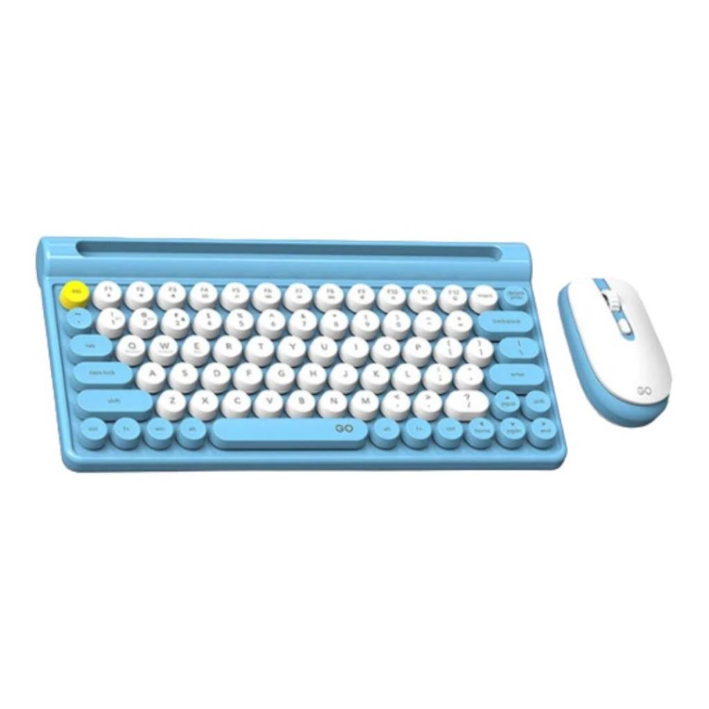 Optimiza tu espacio de trabajo con el elegante combo de Teclado y Mouse Inalámbrico, con un diseño compacto, batería de larga duración y conexión sin cables, es perfecto para aquellos que buscan funcionalidad y estilo en su escritorio.