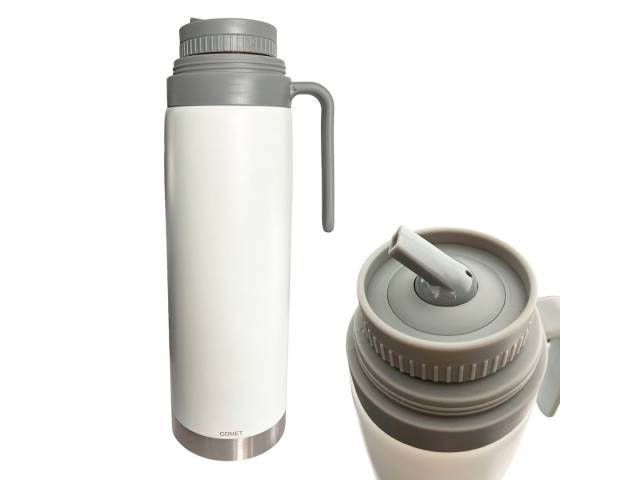 Tu compañero perfecto para el mate! El combo Comet te permite disfrutar de un mate caliente en cualquier lugar y a cualquier hora. Con su diseño elegante y su capacidad de mantener la temperatura.