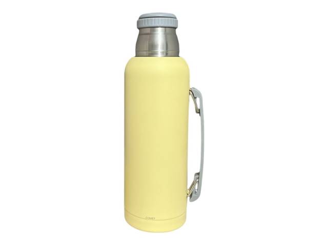 El Termo Comet 1 Litro con asa   Mate 120ml Acero Inox es el compañero perfecto para tus aventuras al aire libre, viajes o simplemente para disfrutar de un buen mate en casa.