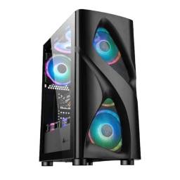 Torre Gabinete PC GAMING  Gamepro 1093b 3 Ventiladores Rgb