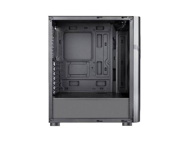 Dale estilo y refrigeración a tu PC Gamer con el Gabinete Gamepro 1093b. Cuenta con 3 ventiladores RGB preinstalados, panel lateral de vidrio templado, compatibilidad con motherboards ATX/MicroATX/ITX y tarjetas gráficas de hasta 300mm. ¡Juega con estilo 