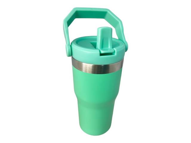 Disfruta de tus bebidas favoritas a la temperatura perfecta con el Vaso Térmico Comet de 600ml en color coral. Su doble pared de acero inoxidable mantiene tus bebidas frías y calientes por 12hs 