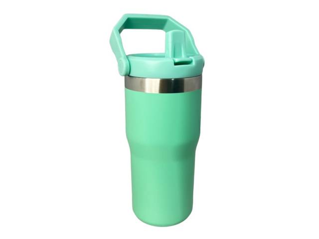 Disfruta de tus bebidas favoritas a la temperatura perfecta con el Vaso Térmico Comet de 600ml en color coral. Su doble pared de acero inoxidable mantiene tus bebidas frías y calientes por 12hs 